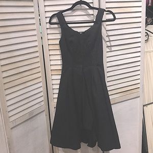 White House Black Market Black Lace Boned bodice cocktail dress- 00